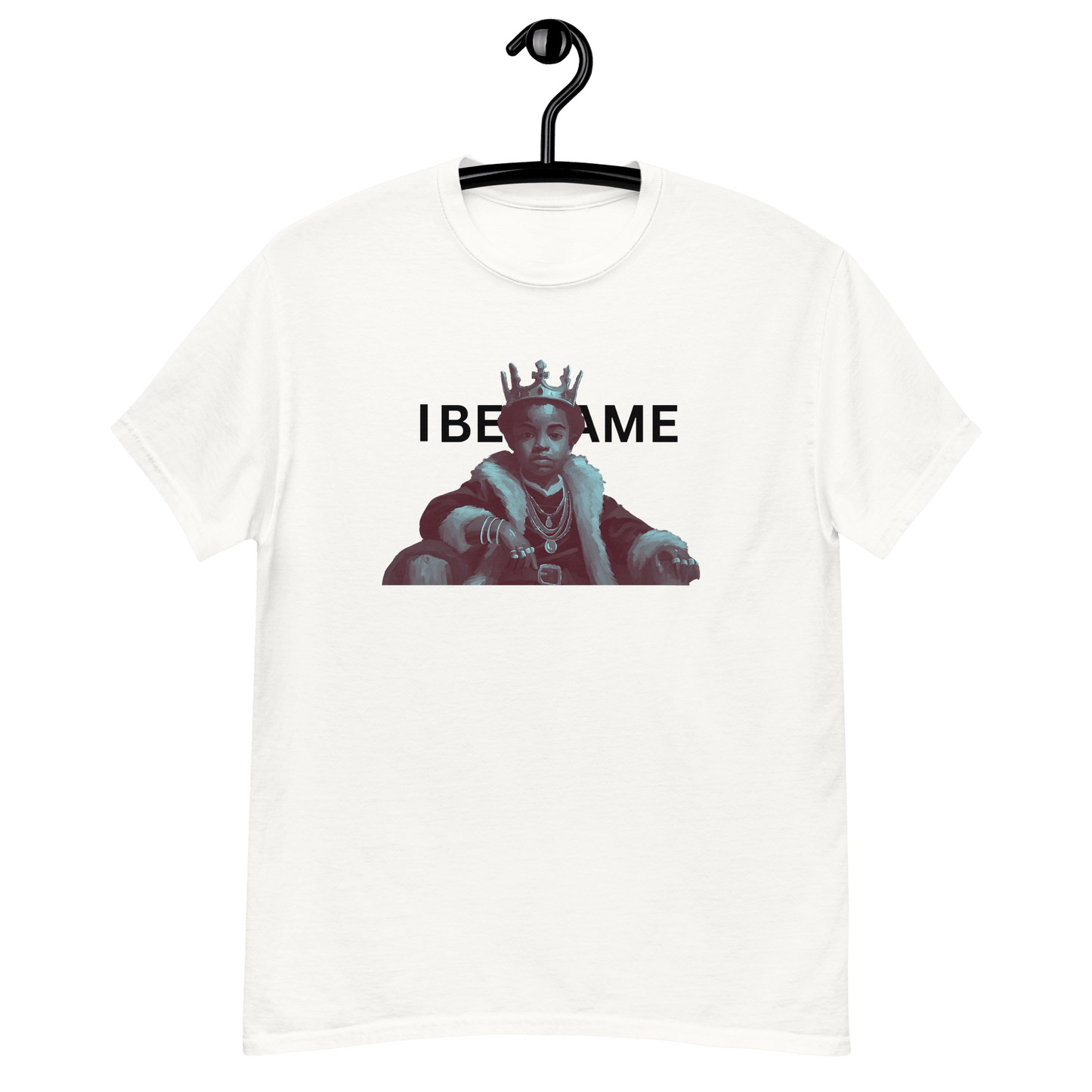 I, Became white tee